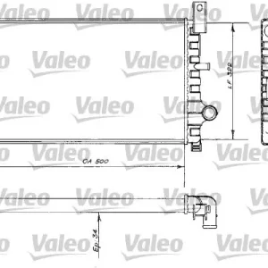 Chłodnica, układ chłodzenia silnika VALEO 730484 Oferta
