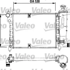 Bezpieczna płatność Chłodnica, układ chłodzenia silnika VALEO 730515