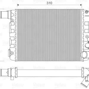 Ostatnie sztuki Chłodnica, układ chłodzenia silnika VALEO 730519