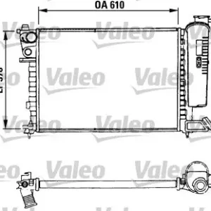 Hit sprzedaży Chłodnica, układ chłodzenia silnika VALEO 730630