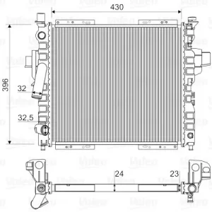 Chłodnica, układ chłodzenia silnika VALEO 730969 Oferta czasowa