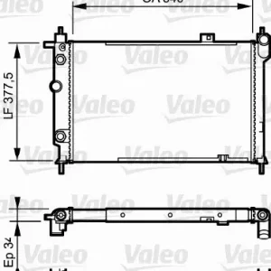 Chłodnica, układ chłodzenia silnika VALEO 730994 Ostatnia szansa