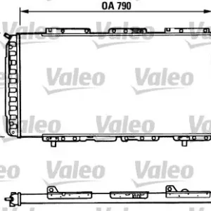 Chłodnica, układ chłodzenia silnika VALEO 730997 Niska cena