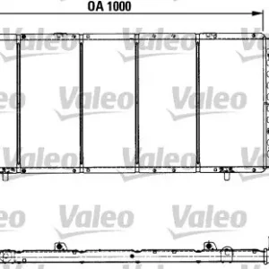 Dodaj do koszyka Chłodnica, układ chłodzenia silnika VALEO 730999
