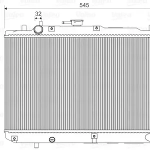 Chłodnica, układ chłodzenia silnika VALEO 731036 Sprawdź teraz
