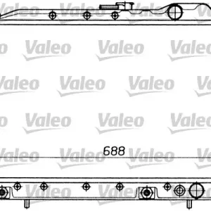Chłodnica, układ chłodzenia silnika VALEO 731054 Tylko dziś