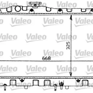 Bestseller Chłodnica, układ chłodzenia silnika VALEO 731097