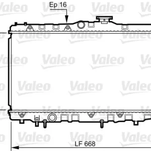 Chłodnica, układ chłodzenia silnika VALEO 731105 Wybór klientów