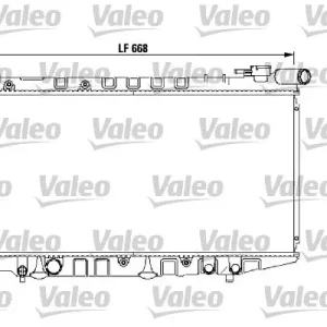 Szybka dostawa Chłodnica, układ chłodzenia silnika VALEO 731106
