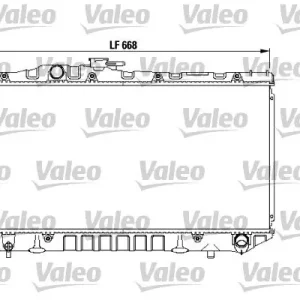 Wysoka jakość Chłodnica, układ chłodzenia silnika VALEO 731115
