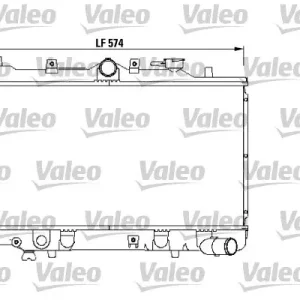 Ograniczona ilość Chłodnica, układ chłodzenia silnika VALEO 731142