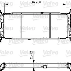 Chłodnica, układ chłodzenia silnika VALEO 731179 Darmowa dostawa