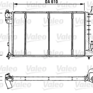 Chłodnica, układ chłodzenia silnika VALEO 731181 Darmowa dostawa