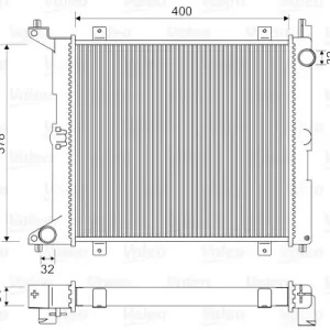 Nowy Chłodnica, układ chłodzenia silnika VALEO 731211