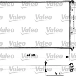 Chłodnica, układ chłodzenia silnika VALEO 731268 Premium