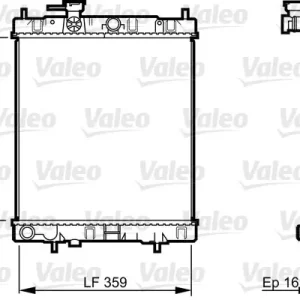 Premium Chłodnica, układ chłodzenia silnika VALEO 731287