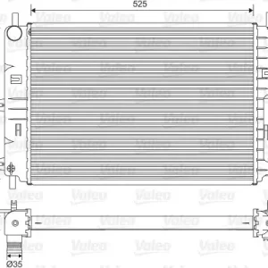 Ekspresowa dostawa Chłodnica, układ chłodzenia silnika VALEO 731300