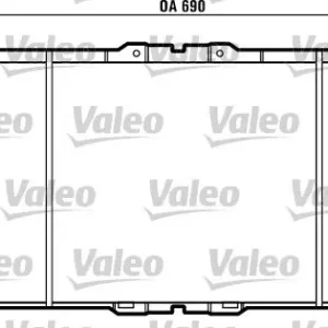Szybka dostawa Chłodnica, układ chłodzenia silnika VALEO 731372