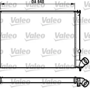 Bestseller Chłodnica, układ chłodzenia silnika VALEO 731384