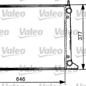 Dodaj do koszyka Chłodnica, układ chłodzenia silnika VALEO 731386