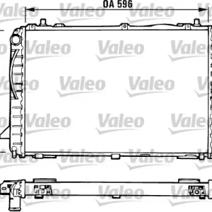 Darmowy zwrot Chłodnica, układ chłodzenia silnika VALEO 731430