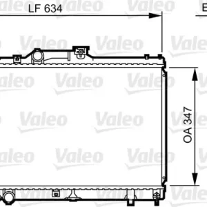 Chłodnica, układ chłodzenia silnika VALEO 731441 Szybka wysyłka