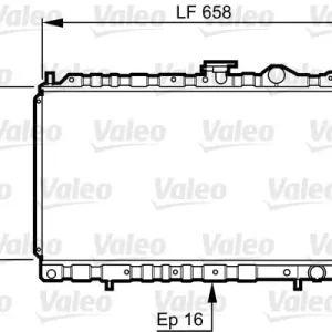 Chłodnica, układ chłodzenia silnika VALEO 731462 Szybka dostawa