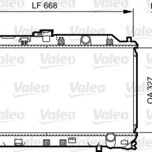 Chłodnica, układ chłodzenia silnika VALEO 731467 Okazja