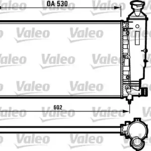 Chłodnica, układ chłodzenia silnika VALEO 731526 Kup teraz