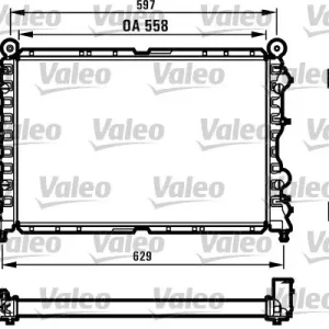 Chłodnica, układ chłodzenia silnika VALEO 731561 Tani