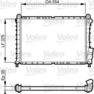 Chłodnica, układ chłodzenia silnika VALEO 731593 Szybka dostawa
