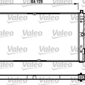Chłodnica, układ chłodzenia silnika VALEO 731616 Wyprzedaż