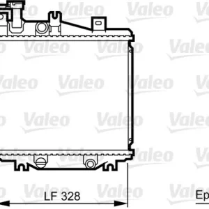 Chłodnica, układ chłodzenia silnika VALEO 731625 Bezpieczne zakupy