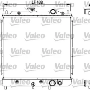 Chłodnica, układ chłodzenia silnika VALEO 731646 Hit sprzedaży