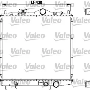 Chłodnica, układ chłodzenia silnika VALEO 731647 Wysoka jakość
