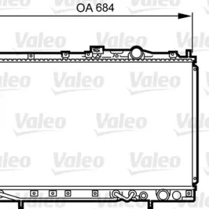 Chłodnica, układ chłodzenia silnika VALEO 731649 Oferta