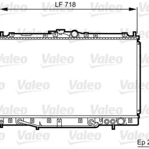 Ograniczona ilość Chłodnica, układ chłodzenia silnika VALEO 731650