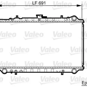 Chłodnica, układ chłodzenia silnika VALEO 731674 Kup online