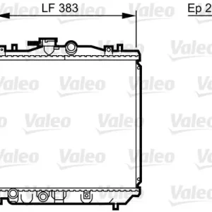 Ostatnie sztuki Chłodnica, układ chłodzenia silnika VALEO 731677
