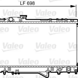 Oferta czasowa Chłodnica, układ chłodzenia silnika VALEO 731694