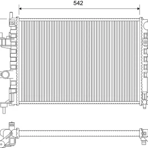 Chłodnica, układ chłodzenia silnika VALEO 731782 Ograniczona ilość