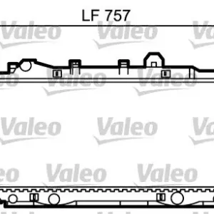 Chłodnica, układ chłodzenia silnika VALEO 731975 Hit sprzedaży