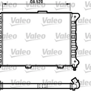 Chłodnica, układ chłodzenia silnika VALEO 732011 Ograniczona ilość
