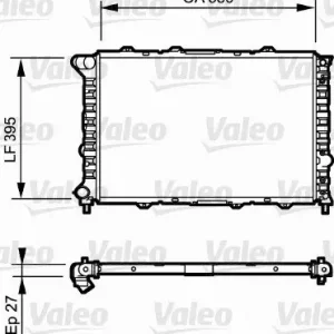 Chłodnica, układ chłodzenia silnika VALEO 732013 Bezpieczne zakupy