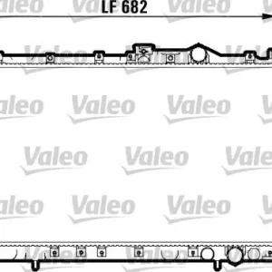 Chłodnica, układ chłodzenia silnika VALEO 732327 Promocja