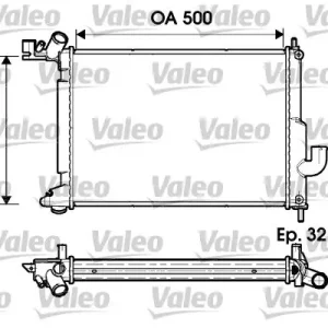 Bezpieczne zakupy Chłodnica, układ chłodzenia silnika VALEO 732349