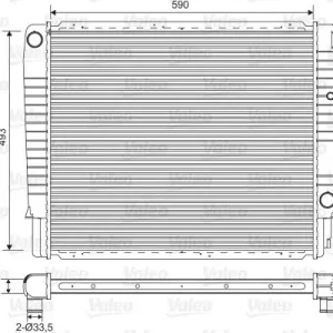 Premium Chłodnica, układ chłodzenia silnika VALEO 732368