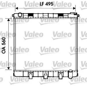 Chłodnica, układ chłodzenia silnika VALEO 732402 Wybór klientów