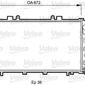 Chłodnica, układ chłodzenia silnika VALEO 732416 Tani