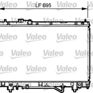 Chłodnica, układ chłodzenia silnika VALEO 732420 Bezpieczne zakupy